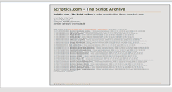 Desktop Screenshot of dev.scriptics.com